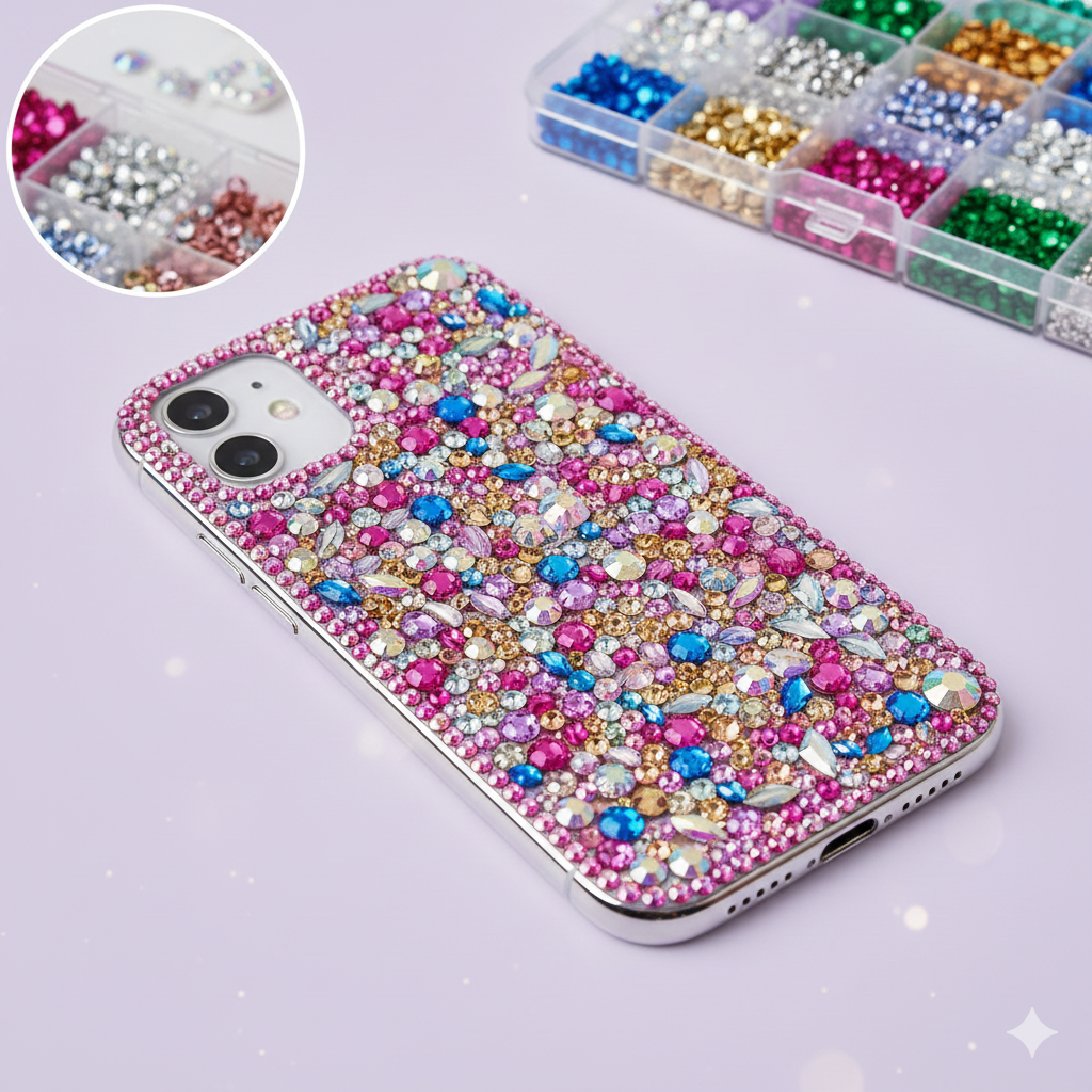 Lunagems™ – 26,000+ Vibrant Resin Rhinestones for Nail Art, Crafts & DIY Designs ⭐️⭐️⭐️⭐️⭐️/4.8